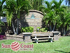 Highland Pines Estates Community Sign